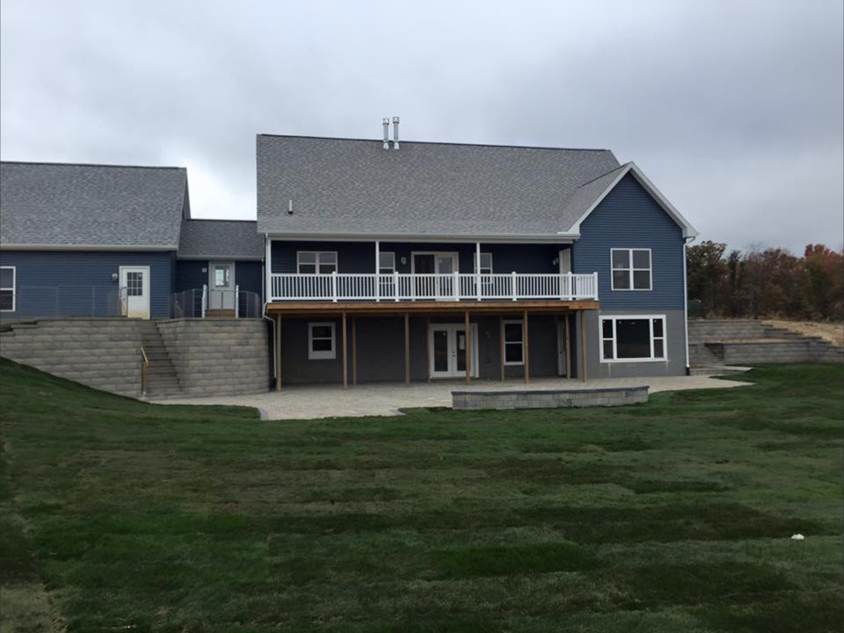 Retaining wall by Nelligan's